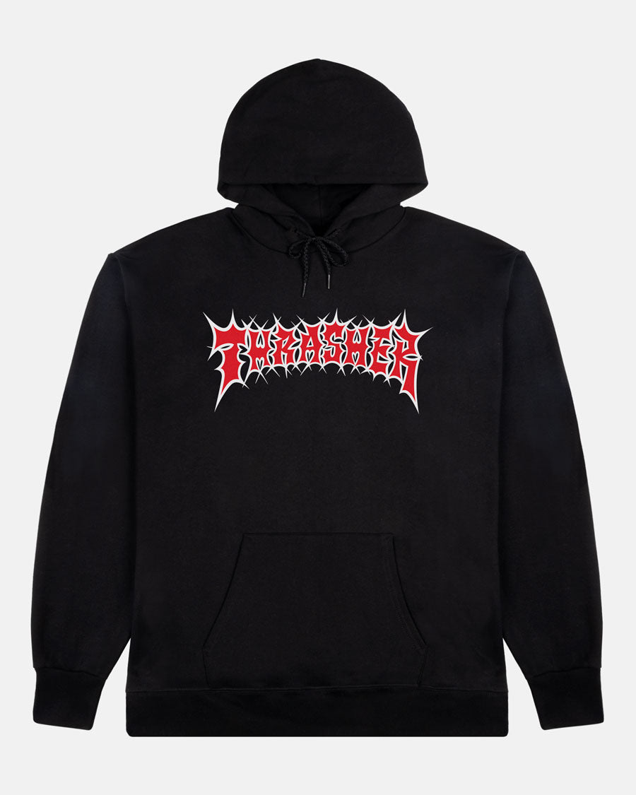 SPIKEY HOODIE - BLACK – Thrasher Magazine
