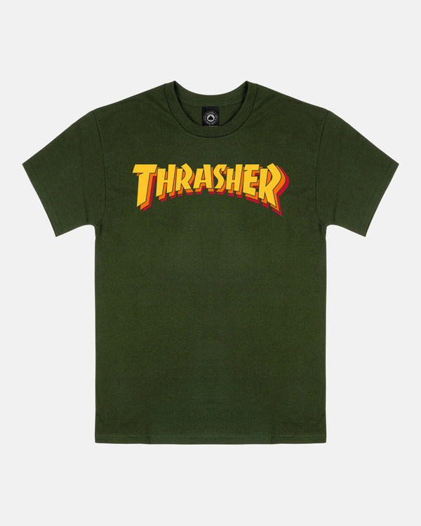 STACKED - T-SHIRT - FOREST GREEN