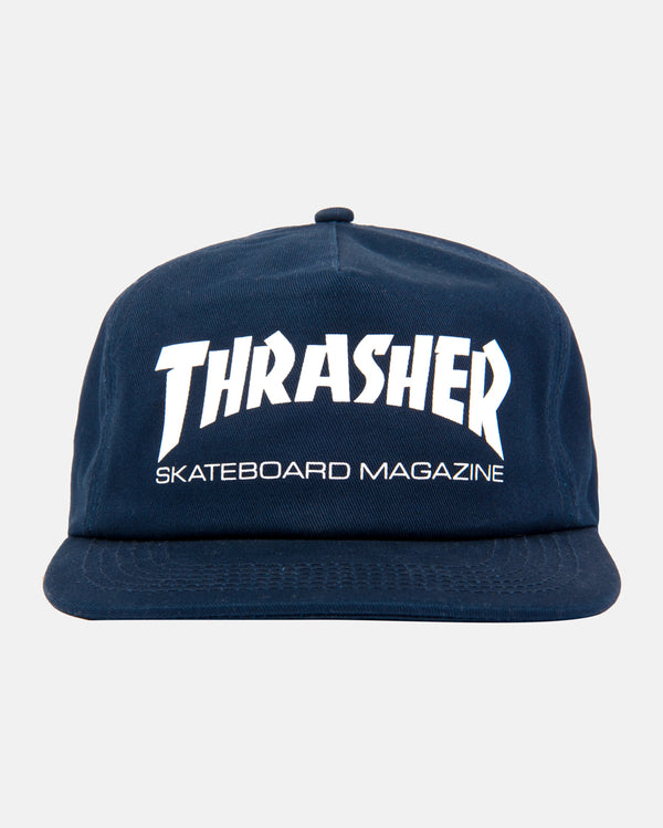 SKATE MAG - SNAPBACK - NAVY/WHITE