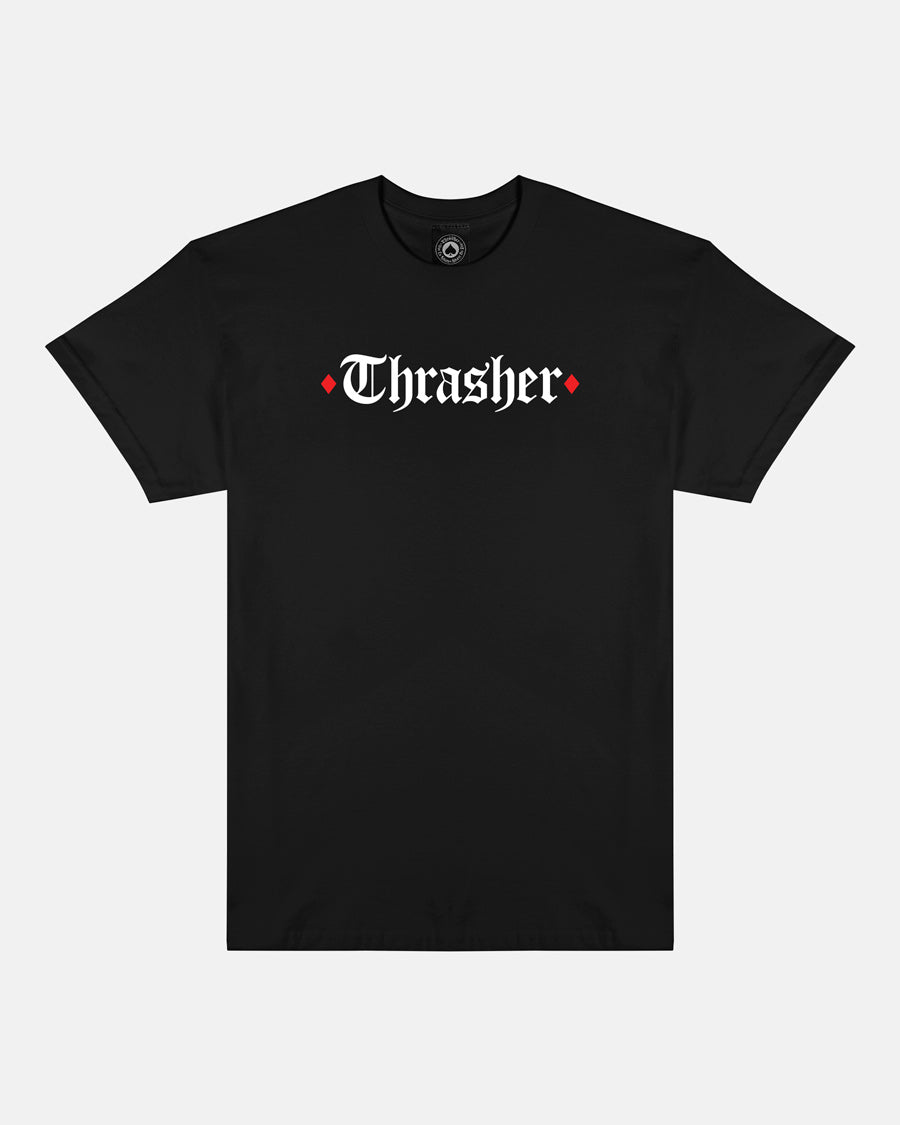 THRASHER X SPITFIRE - THE END OATH - T-SHIRT - BLACK