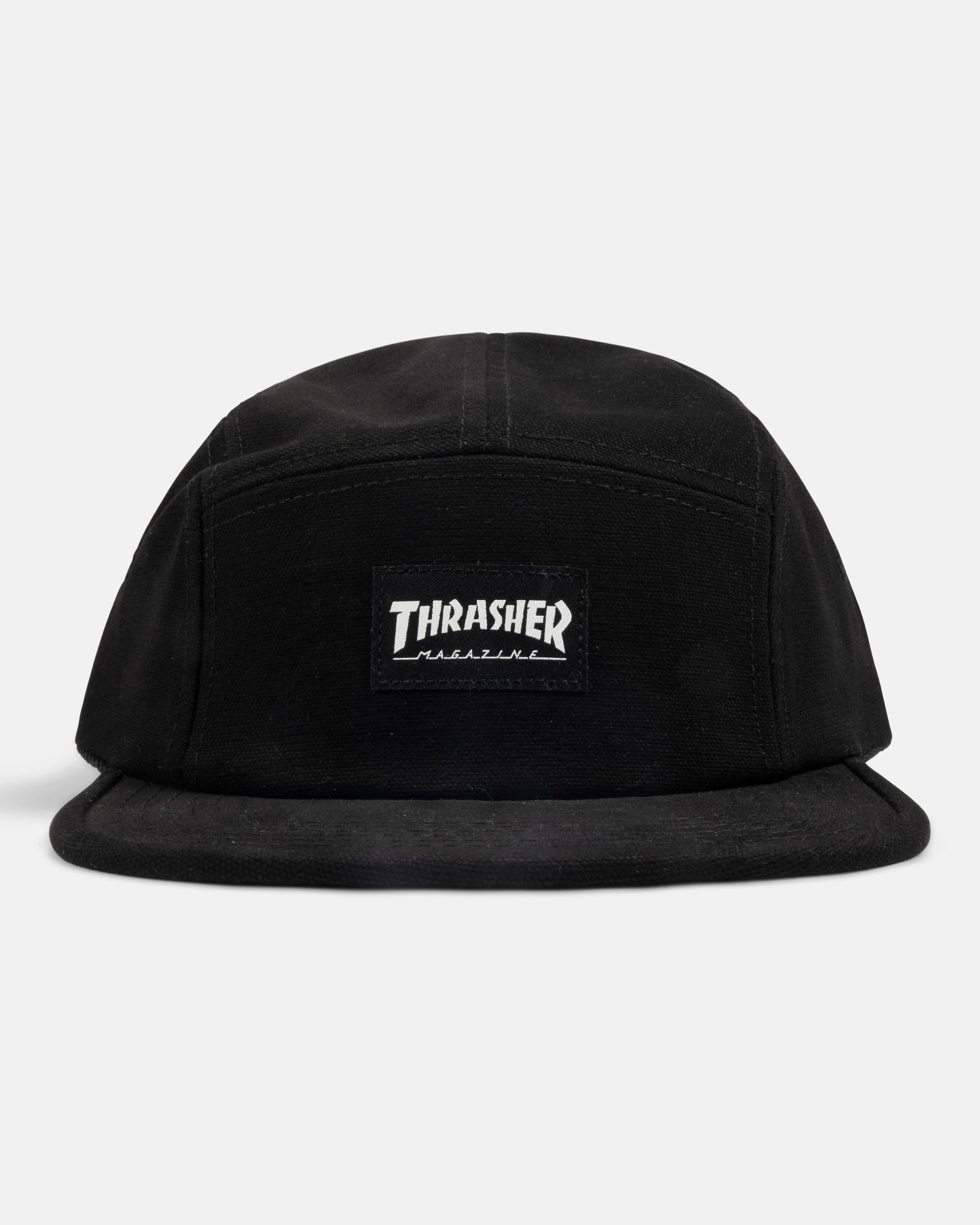 THRASHER PANEL HAT BLACK – Thrasher Magazine - Main Image