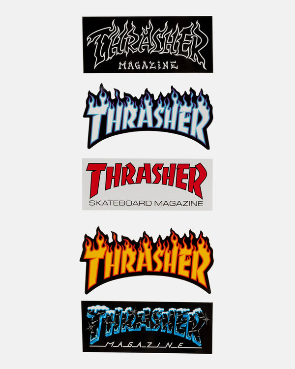 THRASHER STICKERS - 5 PACK