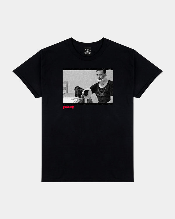 THRASHER X TOY MACHINE - TEMPLETON BY BURNETT - T-SHIRT - BLACK