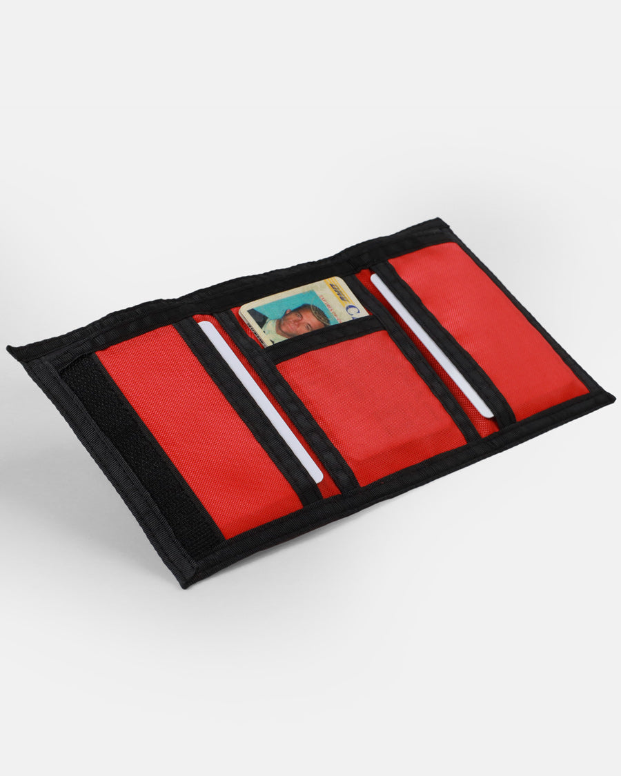 SKATE MAG - VELCRO WALLET - RED