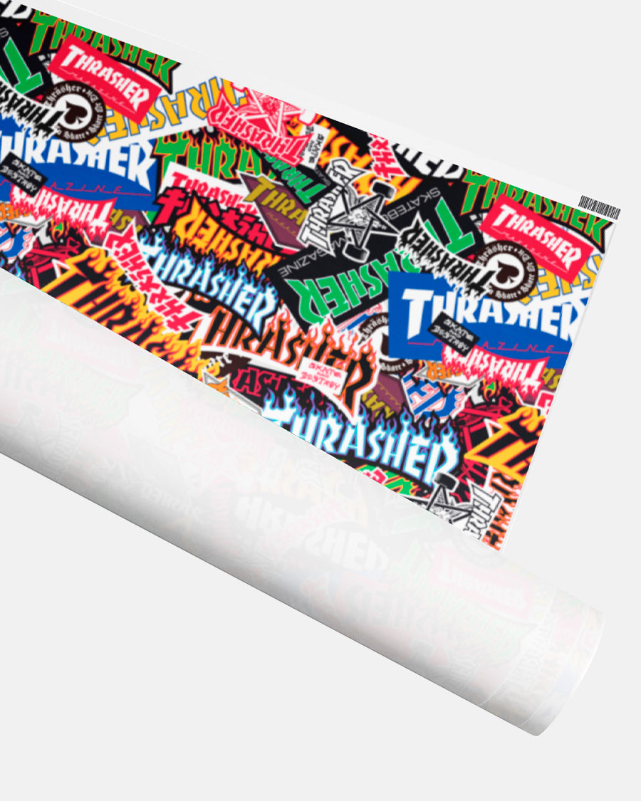 Thrasher All-Over Wrapping paper roll